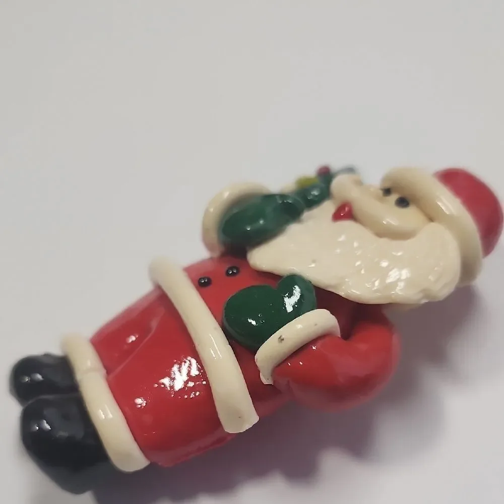 Festive Santa Claus Brooch